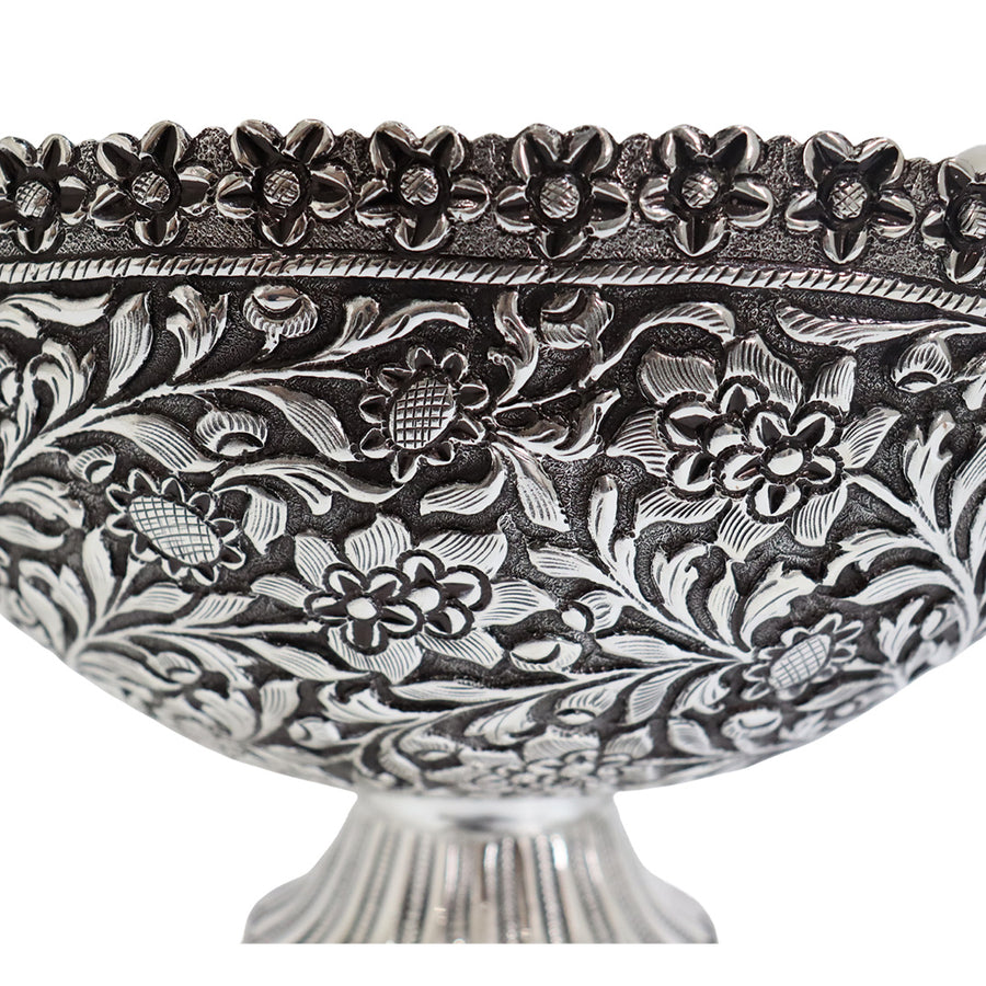 Peacock Boat Design Fruit Bowl