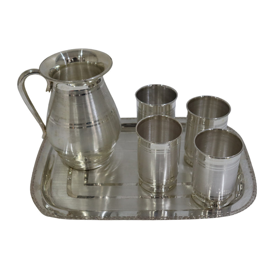 Jug and Glass with Tray Set
