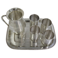 Jug and Glass with Tray Set