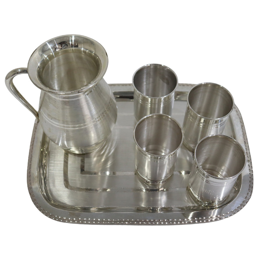 Jug and Glass with Tray Set