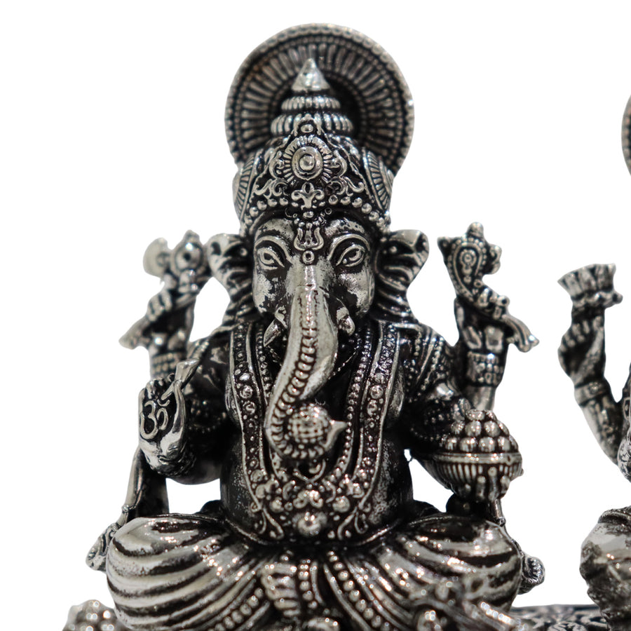 Laxmi Ganesh Ji Idol with Choki