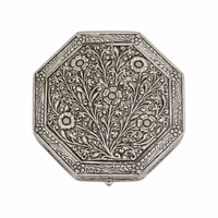 Octagon Floral Jewelry Box
