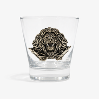 Lion motif Scotch Glass Set (6 Pcs)