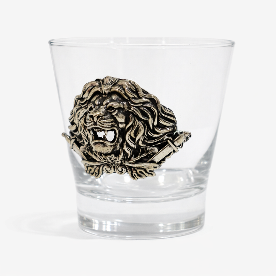 Lion motif Scotch Glass Set (6 Pcs)