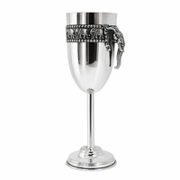 Elephant face Wine Glass Set (2 Pcs)