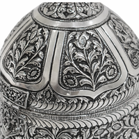 Dome Jewelry Box  with Peacock top
