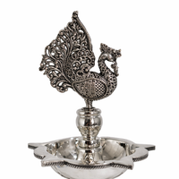 Peacock Top with Elephants Samai Pair