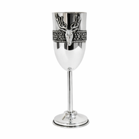 Deer Design Wine Glass Set (2Pcs)