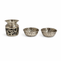 Forest design Pooja Plate Set