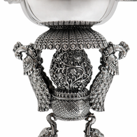 Peacock Top with Elephants Samai Pair
