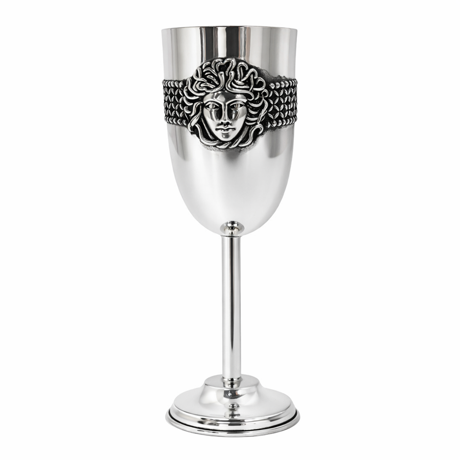Medusa Design Wine Glass Set (2 Pcs)