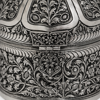 Dome Jewelry Box  with Peacock top
