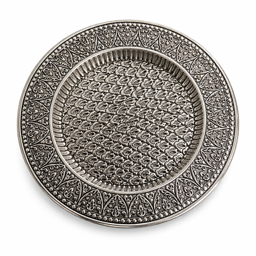 Forest design Pooja Plate Set