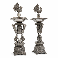 Peacock Top with Elephants Samai Pair