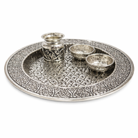 Forest design Pooja Plate Set