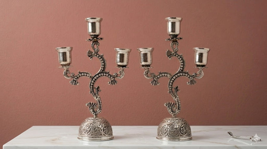 Candle Holder Pair