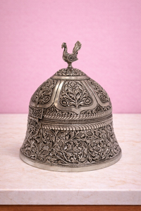 Dome Jewelry Box  with Peacock top