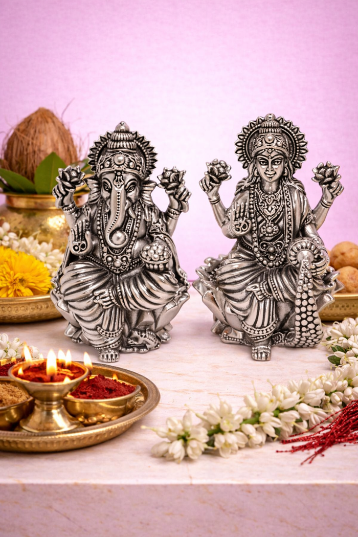Laxmi Ji Ganesh Ji Idol Pair